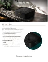 MARANTZ MODEL M1 - Specifications 